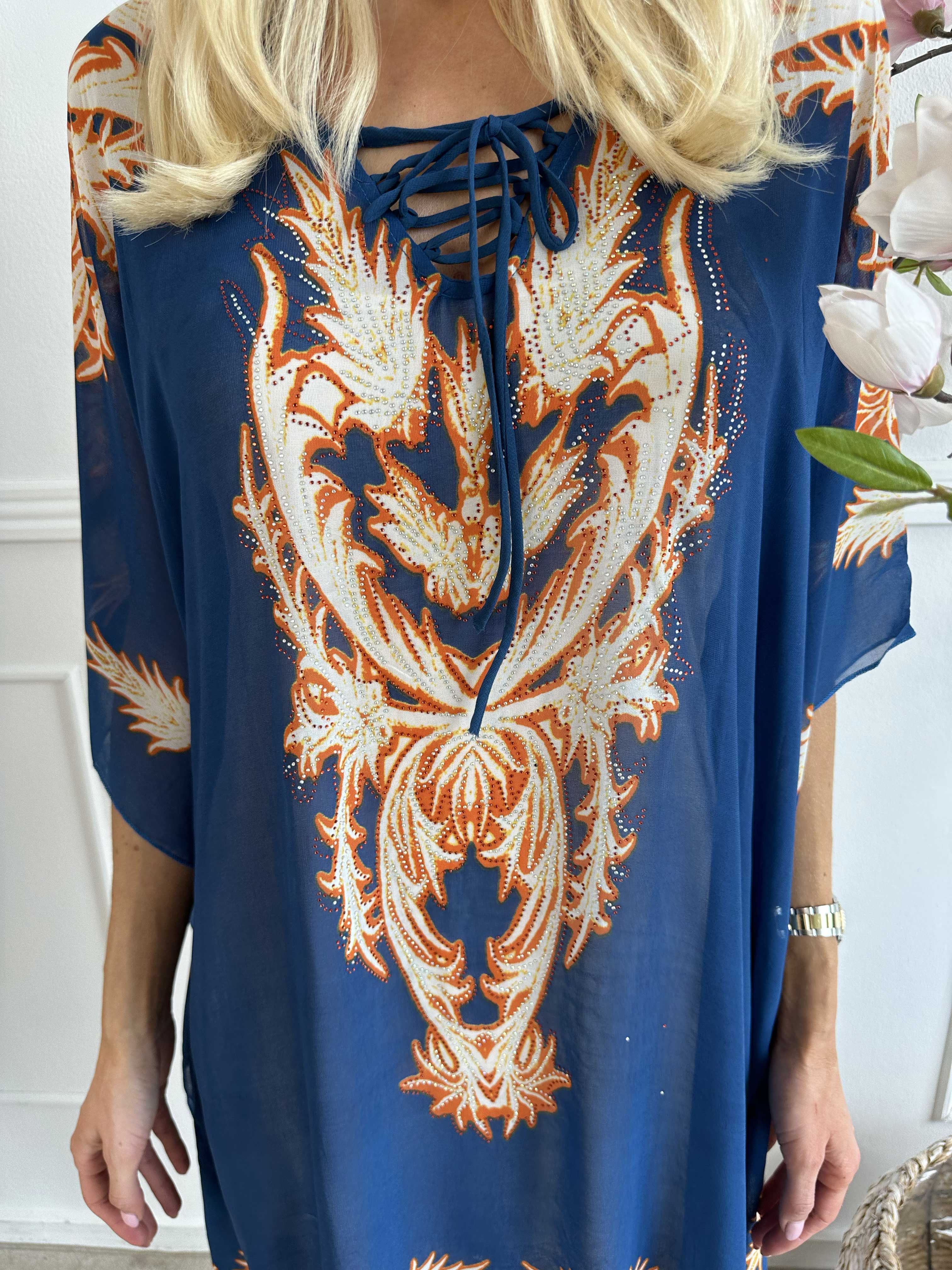 Josefina - Semitransparent tunika med snøre